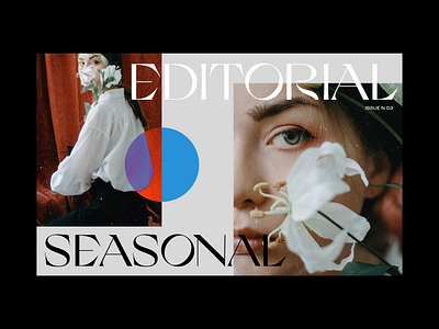 Magazine Web Layout | Daily exploration #2 cover editorial editorial layout fashion interface magazine minimal photography serif font serif fonts ui uidesign ux