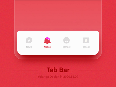 tab bar icon design(gif icon) ae animation contacts graphic icon app icon graphy icons logotype news app peoples red symbols tab bar ui design