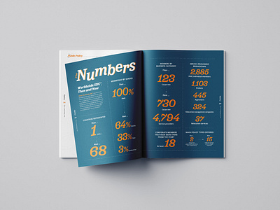 Mobility magazine - The Numbers indesign infographic layout magazine publication typography