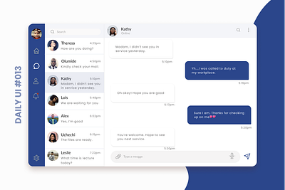 DAILY UI #013 - DIRECT MESSAGING dailyui dailyuichallenge design direct messaging ui design uiux uiuxdesign