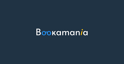 bookamania logo degsign sample two book book store books brand branding illustrations logo logo design typography vector vectorart