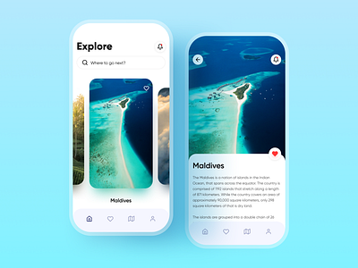 Travel App UI cards ui figma figmadesign ios app minimal mobile app mobile app ui travel app ui ux