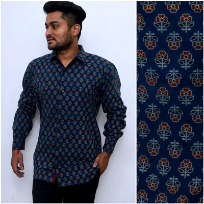 Block Print Shirts - Sangisathi block print shirts kurta traditional clothes