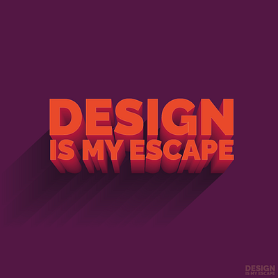 3D Text 3d illustration minimal text typography