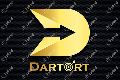 Dartort brand 3d mockup branding logodesign