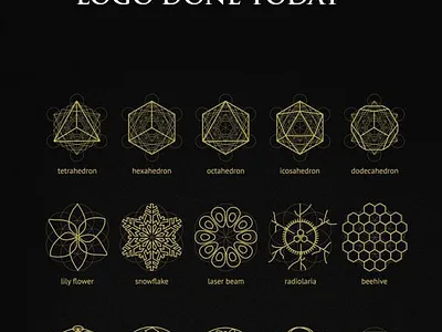 Sacred creative logo logo design sacred sacredgeometry