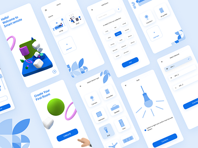 Smart Remote app design ui ux