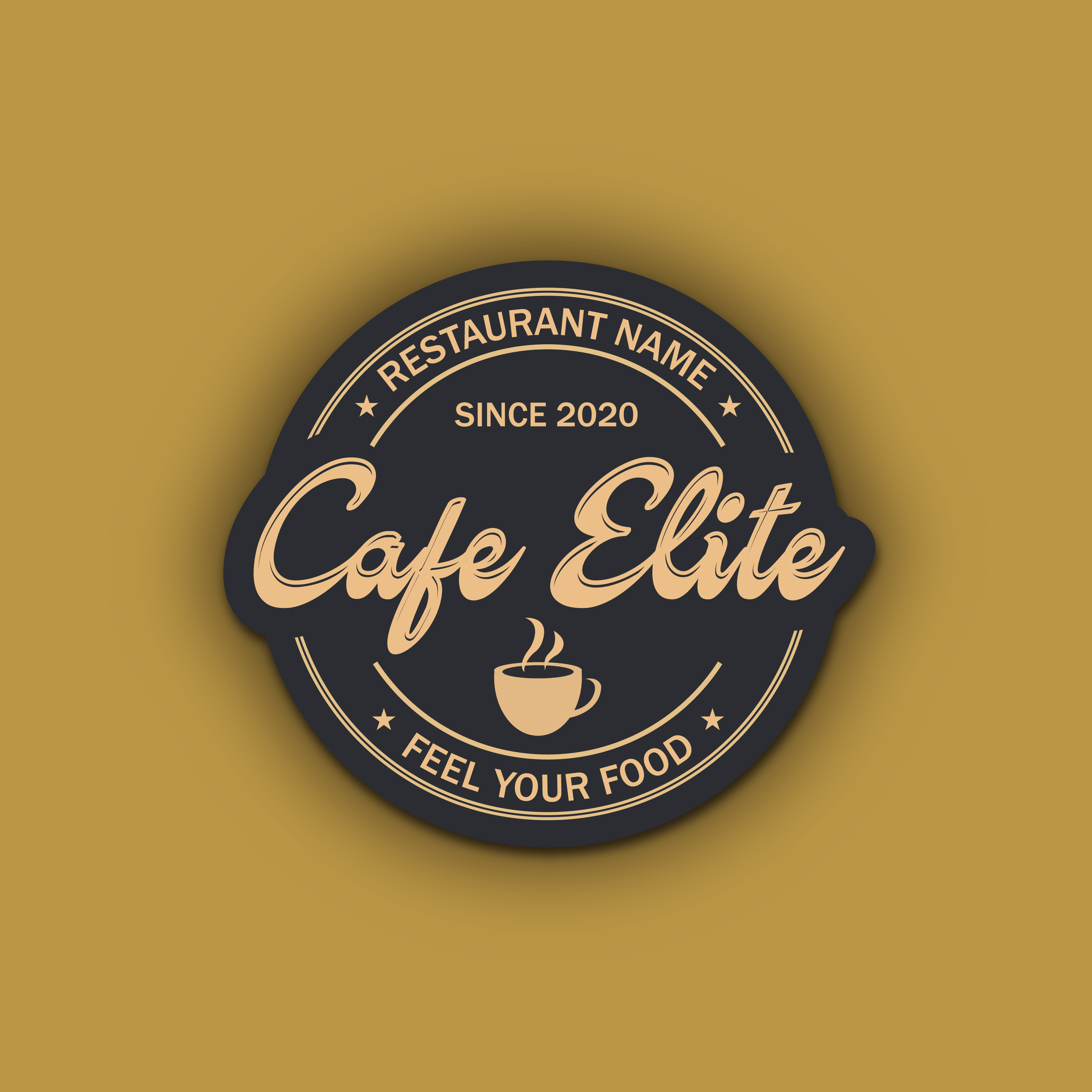 Restaurant Logo Design by Akash Mahmud on Dribbble, image size:3251x3251