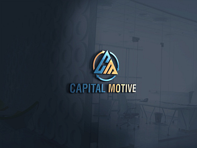 Capital Motive Logo branding design icon illustration illustrator logo minimal resturent logo typography vector