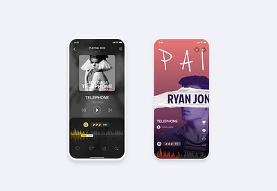 social music app icon music app ui ux