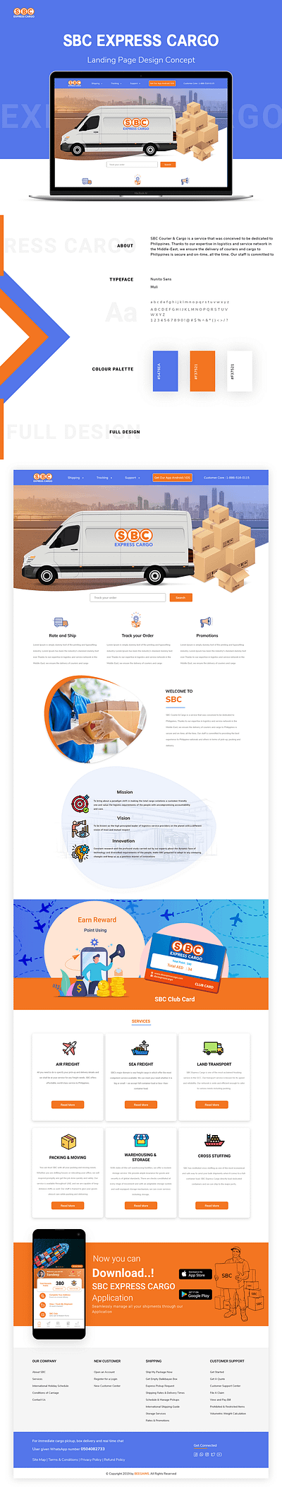 SBC Cargo chennai designer design illustration illustration art typography ui uidesign ux