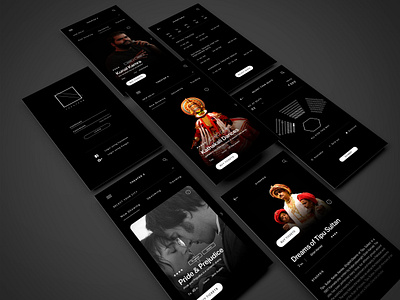 Theater X- Booking app screens app app design booking app bookings dance experience design india interaction design interface kathakali live music mobile app mobile ui music app play screening standup theater uidesign uiux