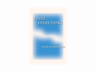 I feel design illustration poster