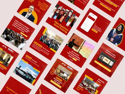 Kita Pulang Instagram Posts Design adobe photoshop brand branding conference design inspiration instagram instagram feeds instagram post layout minimal social media