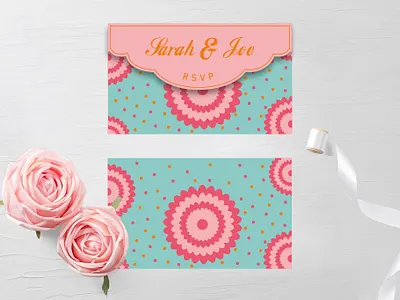 Envelope Design artwork creative design designer envelope floral design pattern print design
