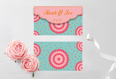 Envelope Design artwork creative design designer envelope floral design pattern print design