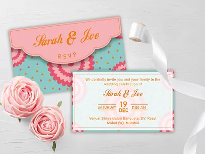 Invitation card with envelope cards design design envelope design invitation mockup wedding invite