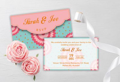 Invitation card with envelope cards design design envelope design invitation mockup wedding invite