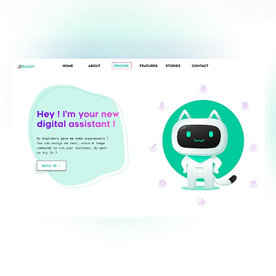 BUILDOT - DAY 4 branding design figma illustration minimal ui ux web website
