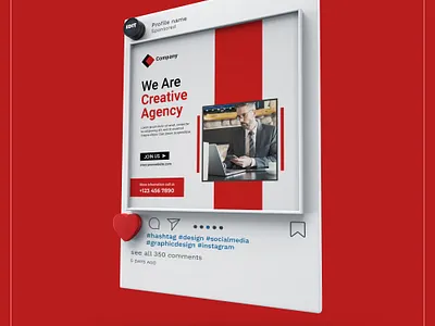 Social Media Template banner design social media design social media post design social media templates web banner