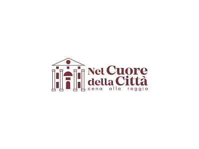 Nel Cuore della Città | Logo adobe architectural design brand design brand identity branding branding design design event branding event identity event logo graphic design logo logo design logotype mark royal brand royal logo typography vector