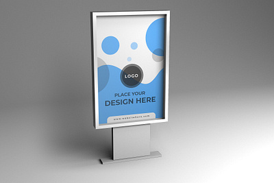 Ad stand mockup ad ad mockup ad stand mockup advertising mockup