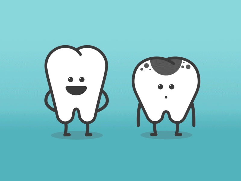 Mask & Brushing {gif} 2d after effects animated gif animation character gif motion graphics rigging toon boom harmony tooth