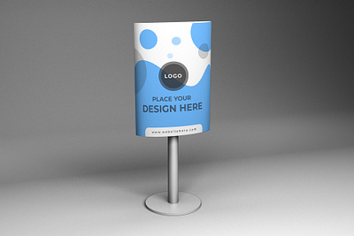 Advertising stand mockup ad ad mockup ad stand mockup advertising mockup