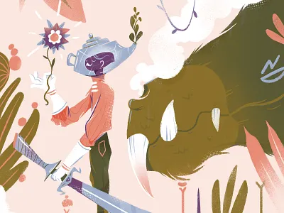 Botany. drawing illustration