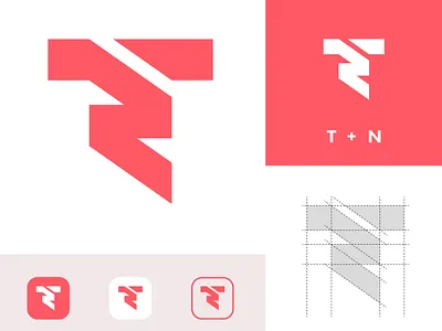 T+N concept dailylogochallenge icon illustrator logo monogram logo vector