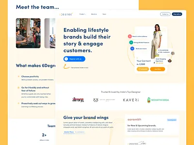 6Degree.co - Home page e commerce fashion fashion tech home page home page illustration home screen landingpage web web design web hero webdesign website design