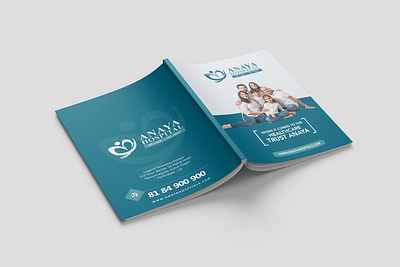 AnayaHospitals - Brochure branding design illustration typogaphy