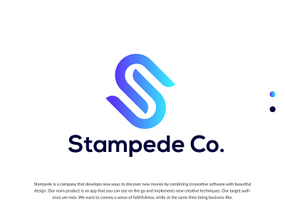 Stampede Branding Design|Modern S Letter Logo|Modern App Logo abstract logo agency agency branding app icon app logo brand brand identity branding branding design gradient logo graphic design letter logo logo logo design logo ideas logo inspiration modern design modern logo s letter logo startup logo design