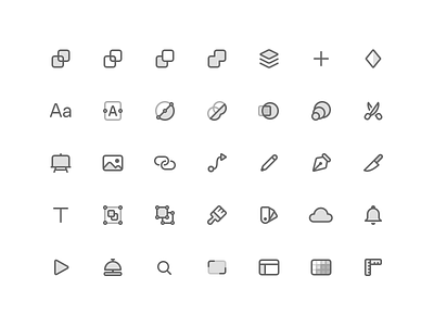 Sketch 70 — Toolbar Icons big sur icons sketch toolbar