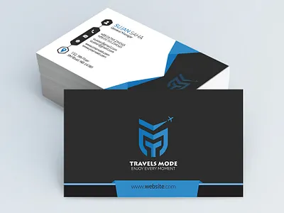 Professional Business Card black business card card concept creative design ecommerce graphic design logo professional