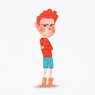 Angry boy behance design digital drawing dribbble flat graphicdesign illustration vector