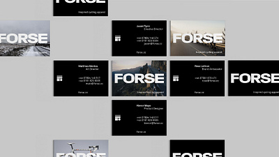 Forse Cycling Apparel apparel apparel design branding clothing brand cycling design layout logo swiss typography