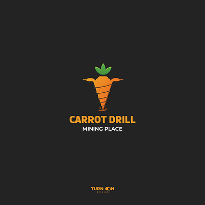 Carrot Drill Logo Design branddesign brandidentity branding carrot construction drill drilling illustration logo logodesign mining vector