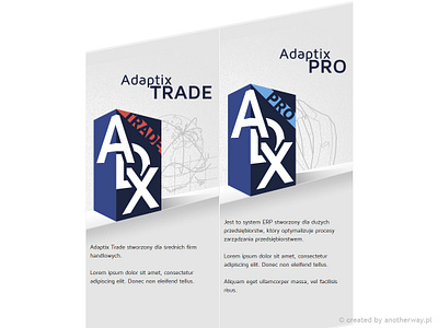 Adaptix 5/8 illustrator photoshop presentation software webdesign