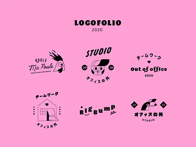 Logofolio 2020 brand brand design brand identity branding chicken dog japan japanese japanese art logo logodesign logotype toucan