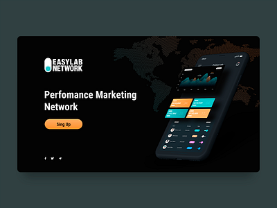 EasyLAB Network advertising branding design finance ui ux web webdesign