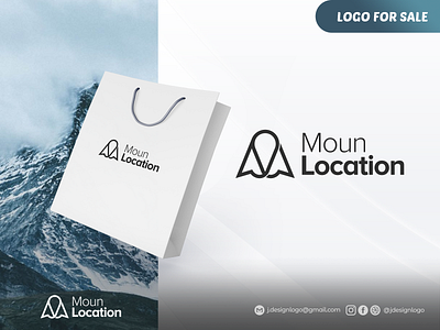 Mountain Logo & Location Logo animation app branding design icon logo ui ux vector web website