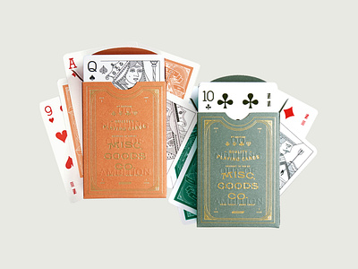 Desert Colors art green illustration orange playing card playing cards playingcards red