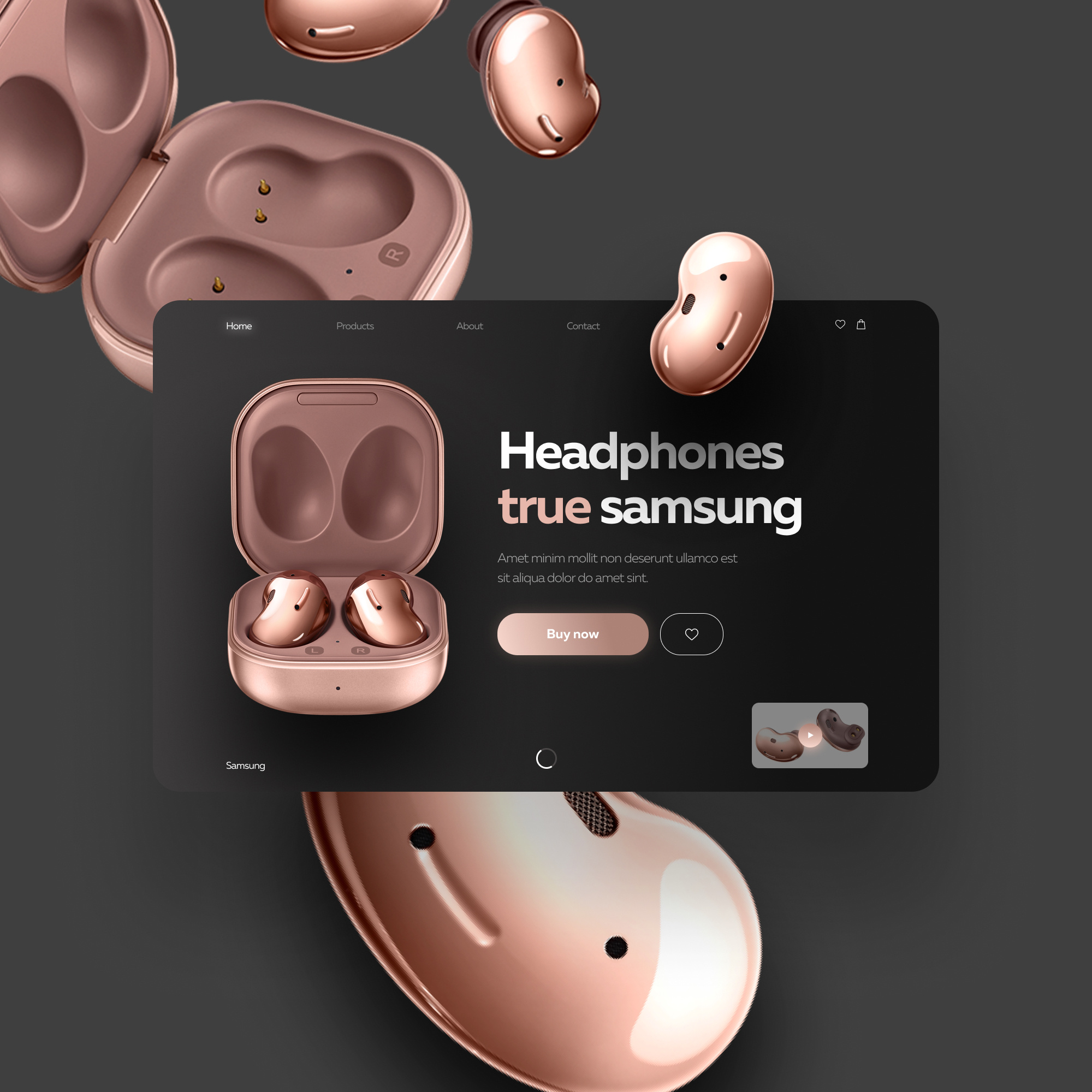 Example of Headphones samsung