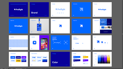 Preflight Brand Guide arrow bird brand brand guide brand guidelines branding guidelines identity logo style guide triangle type typography