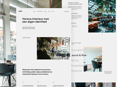 Inside service page agency design inner interior landing minimal page service services studio ui ux