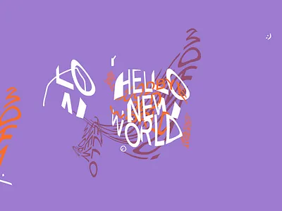 HNW color design illustration lettering pattern poster type typography