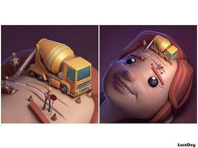 Youthworks... 3d cartoon character character design comic creative digitalart illustration makeover plastic surgery webcomic wrinkles