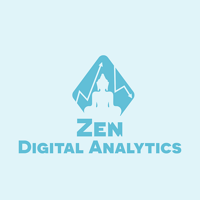 Zen Digital Analytics brand design branding design icon illustration logo logodesign minimal typography vector