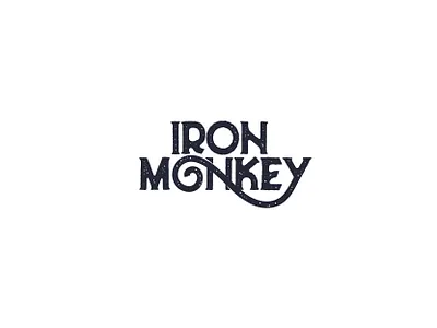 Iron Monkey brand design branding logo logo identity logo inspiration logo inspirations logodesign typography vector